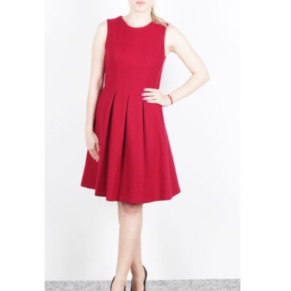 Theory Dresses & Skirts - 🔴SOLD🔴THEORY WOOL DRESS! Adison Red Wool Blend Dress XS